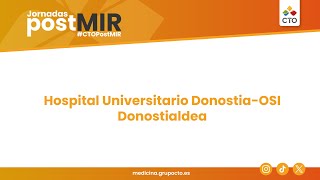 Jornadas PostMIR 2024 Hospital Universitario Donostia OSI Donostialdea