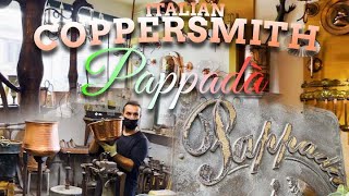 THE ITALIAN COPPERSMITH OF PUGLIA, using antique methods to create copper objects (ENG. SUBTITLES).