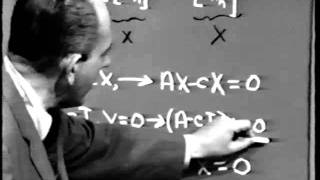 Part III: Linear Algebra, Lec 6: Eigenvectors