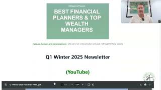 Q 1 Winter 2025 J K  Financial, Inc  Video Audio Review By John Kvale