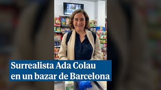 El surrealista vídeo de Ada Colau felicitando el Ramadán en un bazar