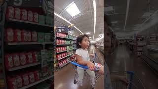 #shopping Chloe went shopping at Walmart for Doridos, Strawberry Jelly and Juice_082024