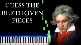 Guess the 25 Beethoven Pieces (Piano Quiz)
