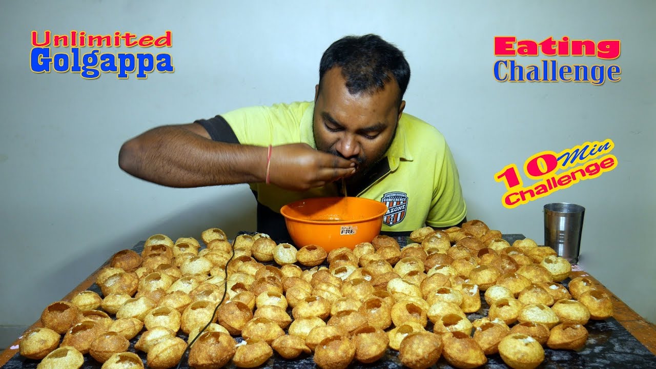 10 Minutes Vs Unlimited Golgappa Eating Challenge Panipuri