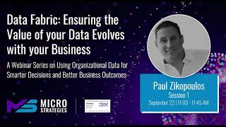 Data Fabric: Hear from Paul Zikopoulos of IBM