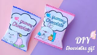 how to make chocolate gift idea / DIY paper gift idea / Paper craft idea / Chocolate gift ideas -DIY