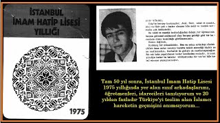 Edip Yüksel (T) İstanbul İmam Hatip Lisesi 1975 mezunları