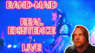 AWESOME MELODIES!! BAND-MAID - REAL EXISTENCE LIVE (Singer Reacts)