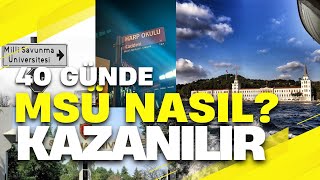 40 GÜNDE MSÜ NASIL KAZANILIR? (kısa) #yks #yks2025