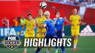 USA vs. Sweden - FIFA Women's World Cup 2015 Highlights