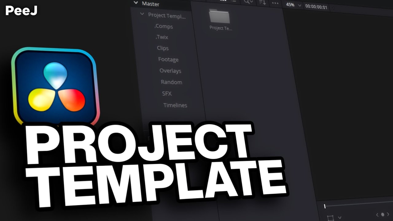 Davinci Resolve Project Template Youtube