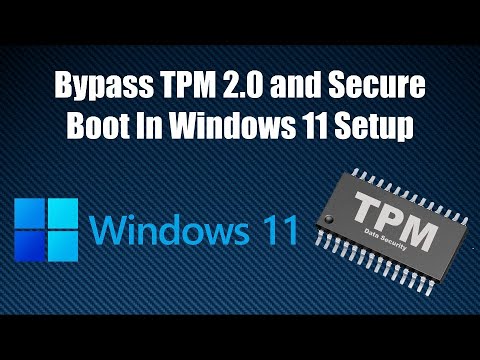 How To Bypass TPM 2.0 And Secure Boot In Windows 11 Setup - YouTube