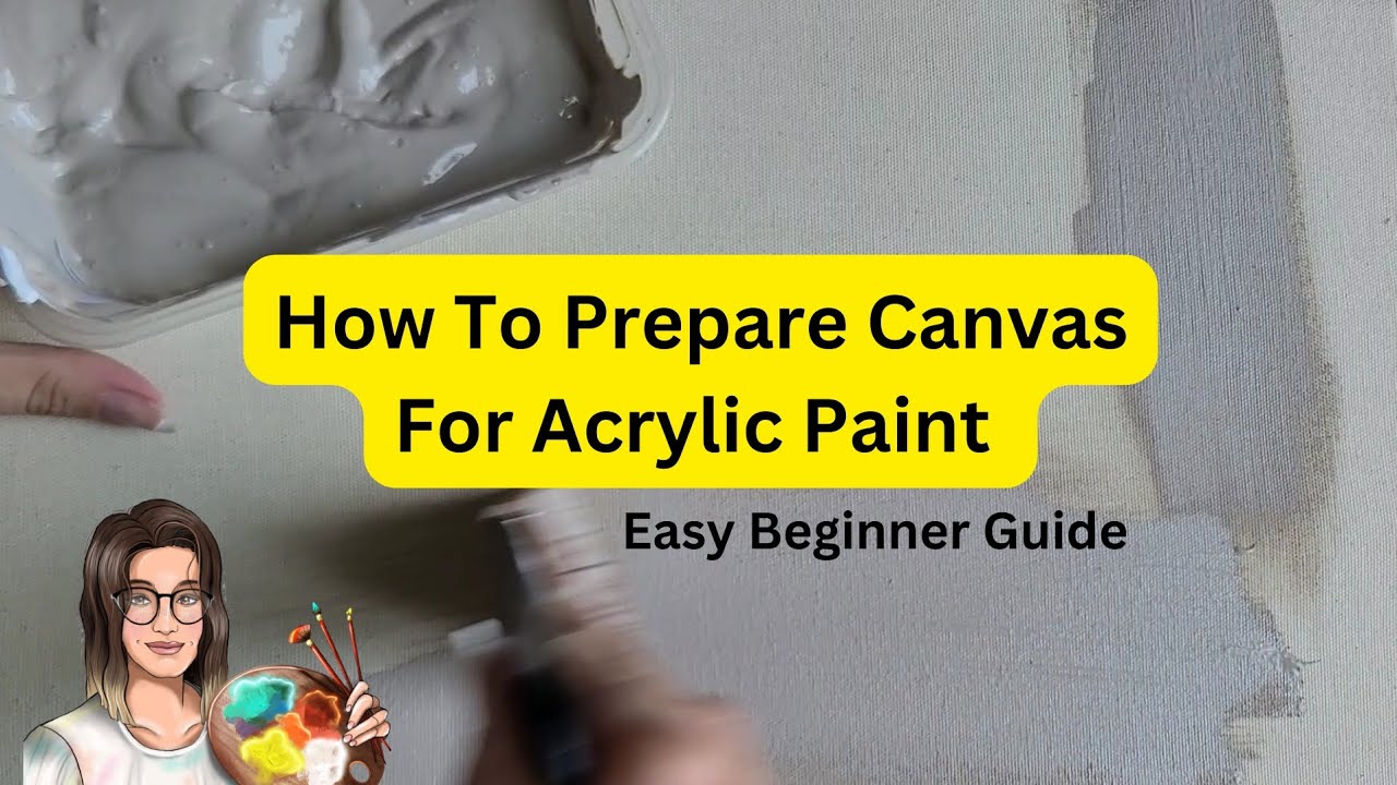 How To Prep A Canvas For Acrylic Detroit Chinatown