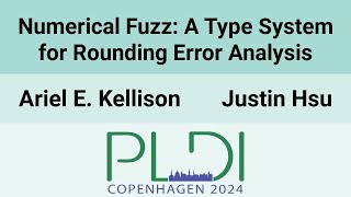 [PLDI24] Numerical Fuzz: A Type System for Rounding Error Analysis