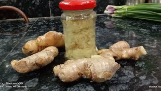 Ginger Garlic Paste अदरक लहसुन का पेस्ट बनाकर स्टोर करें