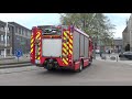 kazernealarm omroep autopomp p01 brandweer vilvoorde met spoed naar een reiniging wegdek