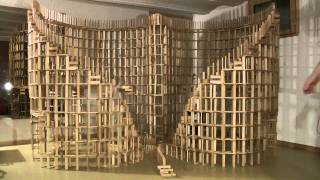 HTK#26 - kapla construction destruction domino : double spirale 2
