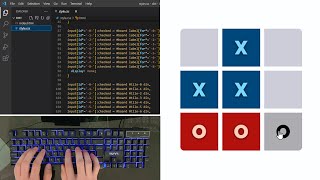 ASMR Programming - Tic Tac Toe Game using HTML CSS | No Javascript - No Talking