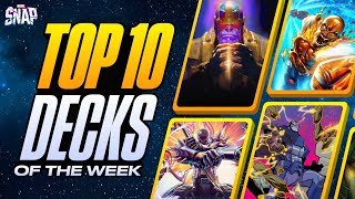 TOP 10 BEST DECKS IN MARVEL SNAP | Weekly Marvel Snap Meta Report #106