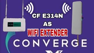 COMFAST CF-E314N AS WIFI EXTENDER IN CONVERGE