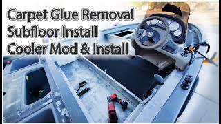 Subfloor & Cooler Install | Tracker V18 Bass Boat Restoration