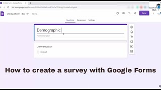 how to create online questionnaire l how to use Google Form l step by step guide