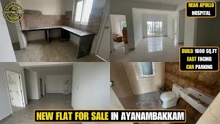 ID 2034 - New Flat For Sale In Ayanambakkam || East Facing || Near Apollo Hospital