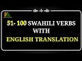 51-100 SWAHILI VERBS