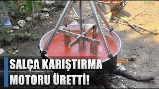 Mucit Çiftçi Salça Karıştırma Motoru Üretti! / AGRO TV HABER