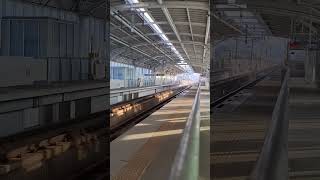 Kyushu Shinkansen passing through station　JR九州新幹線新大牟田駅通過　@NoguriTV  2024年12月26日