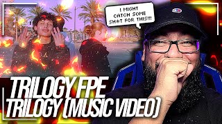 Ez Mil - Trilogy FPE - Trilogy (Music Video) REACTION! | ILL PROBABLY CATCH SOME SH*T  FOR THIS