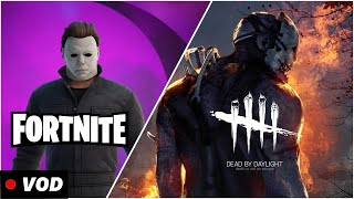 Fortnite \u0026 Dead by Daylight Live Stream VOD | Battle Royale \u0026 Killer Chase Action!