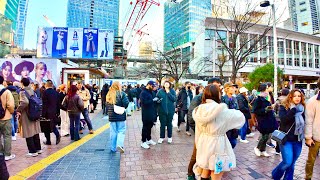 [4K] Shibuya City Walking Tour. Shibuya To Harajuku Sightseeing. Tokyo, Japan.