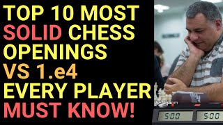 Top 10 Most Solid Chess Openings vs 1.e4