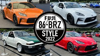 10周年記念車とレーサー達のかっこいいGR86、BRZ、AE86をチェックしてきた！【FUJI 86 BRZ STYLE 2022】