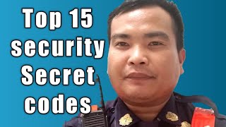 Top 15 security radio 10 codes madalas gamitin ng guardya sa oras ng duty.