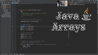 #Java | Java Arrays ☕ | #JavaArray #JavaClass #JavaCompiler #intellij