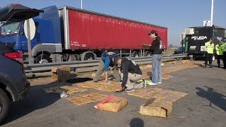 Mega Secuestro de Droga en Control de la Policía Vial sobre Autopista Rosario Córdoba