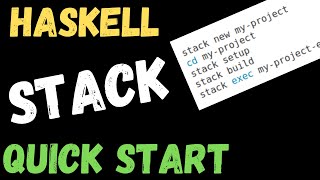 Haskell quick start with Stack