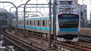 【E233系電車走行音　添乗音】　2272A　各駅停車　大宮　モハE233－1453　上野ー蕨　駅間停車あり