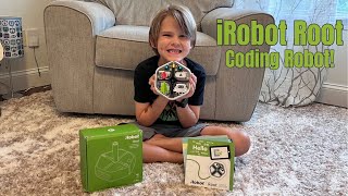 Playing with the iRobot Root Coding Robot!