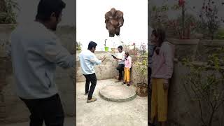 25 Feb | Big monster attacking man funny vfx magic video | Kinemaster editing | Ayan mechanic