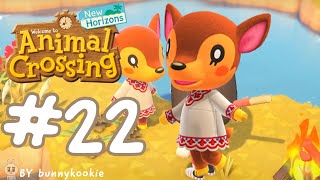 Animal Crossing New Horizons l 集合啦！動物森友會 l 在無人島遇到梅花鹿音音！l Meet Fauna The Deer! l #22