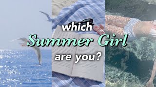 🫧🦭What type of SUMMER GIRL are you? | Aesthetic quiz #8