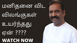 மனிதனை விட விலங்குகள் பெரிதா  ??? | Vairamuthu Kavithai