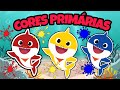 Cores primárias com baby shark | Educação infantil