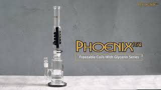 Phoenix Star 18.5 Inches Glycerin Bong PHX64, Glycerin Coils Included