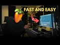 Amapiano FL Studio drum tutorial for beginners | Fast and Easy