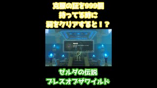 克服の証を999個持ってる時に祠をクリアすると！？【ゼルダの伝説ブレスオブザワイルド】