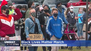 'Black Lives Matter' Protesters Gather In Woodbury